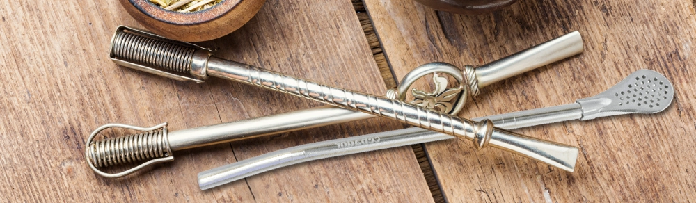 Bombilla til yerba mate - forskellige typer