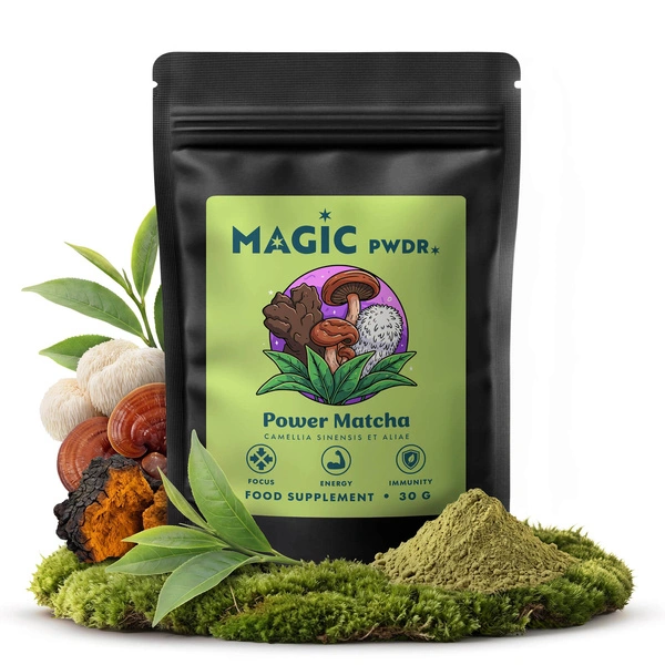 Magic Pwdr Power Matcha svampeblanding