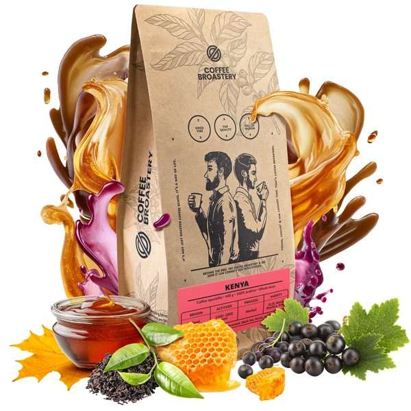 Bro Coffee Roastery Kenya Nyeri Specialitetskaffebønner med solbær, honning og sort te.