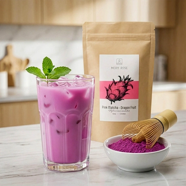 Mary Rose Pink Matcha – pulveriseret pitaya