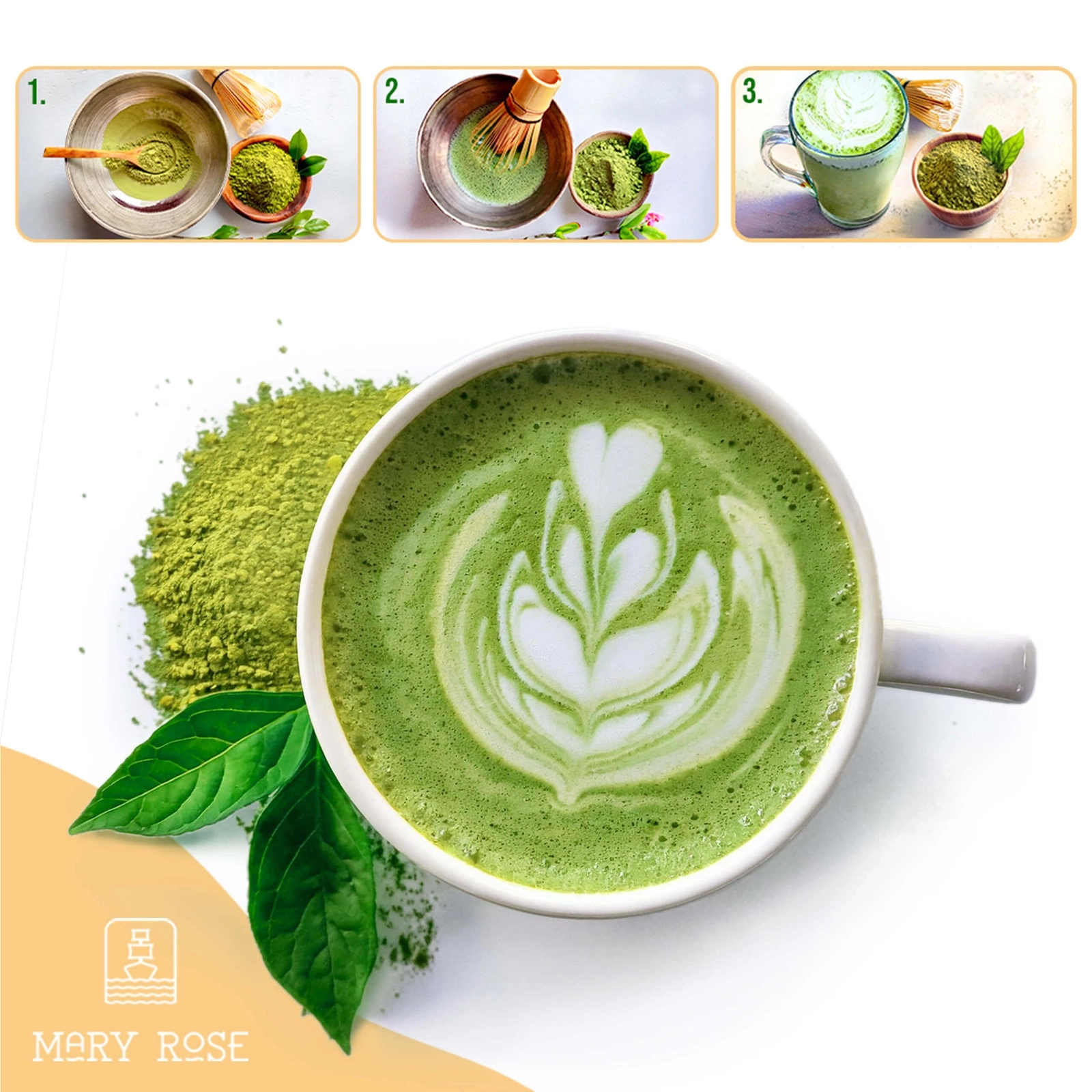 Sådan laver du matcha latte trin for trin