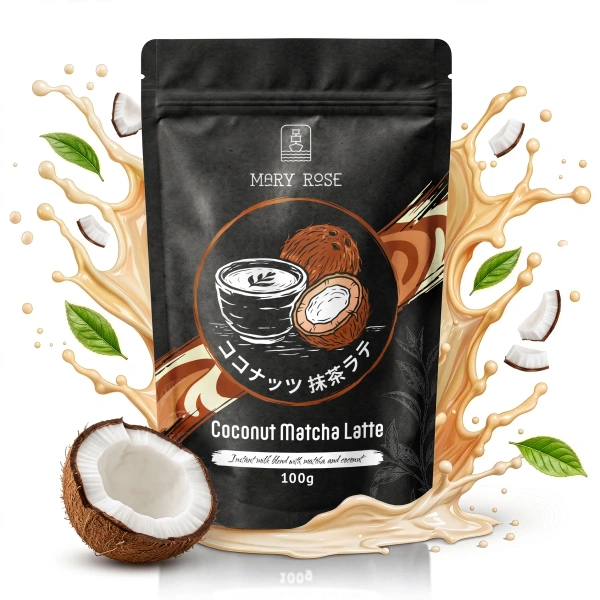 Mary Rose Coconut Matcha Latte – matcha med kokosmælk.