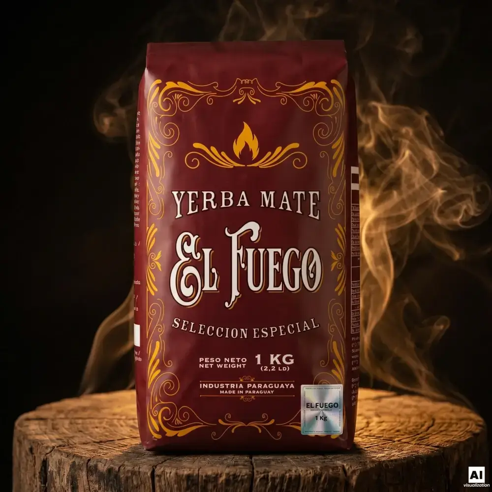 Den stærkeste yerba mate – El Fuego Elaborada 1 kg.