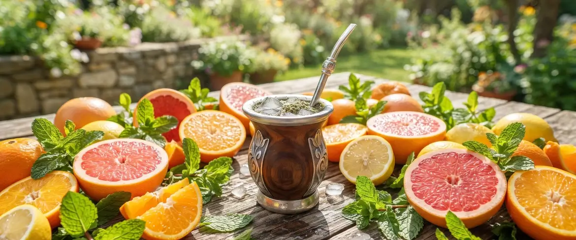 Forfriskende kold yerba mate med noter af citrusfrugter