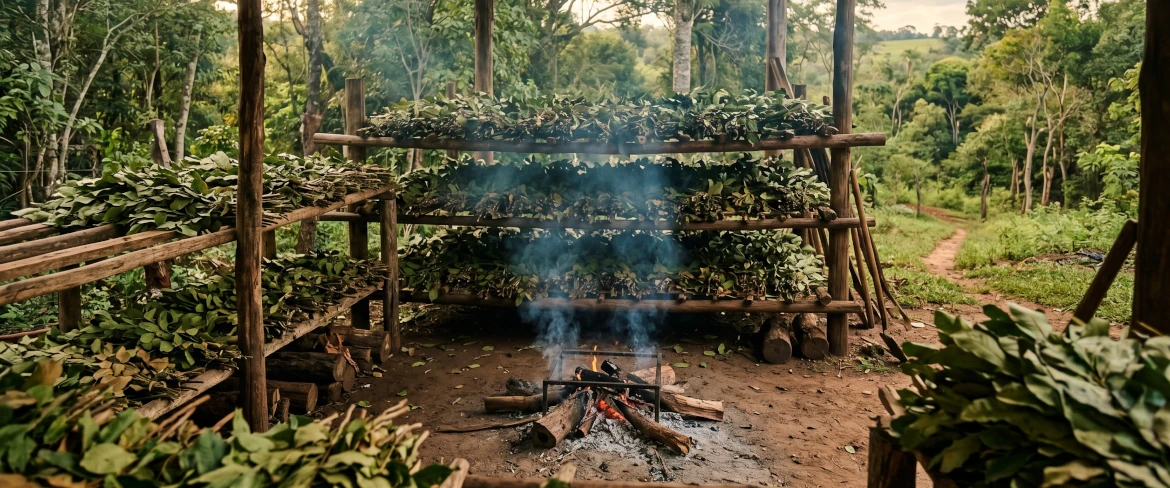 Yerba mate fra Paraguay – den traditionelle barbacuá-tørringsmetode