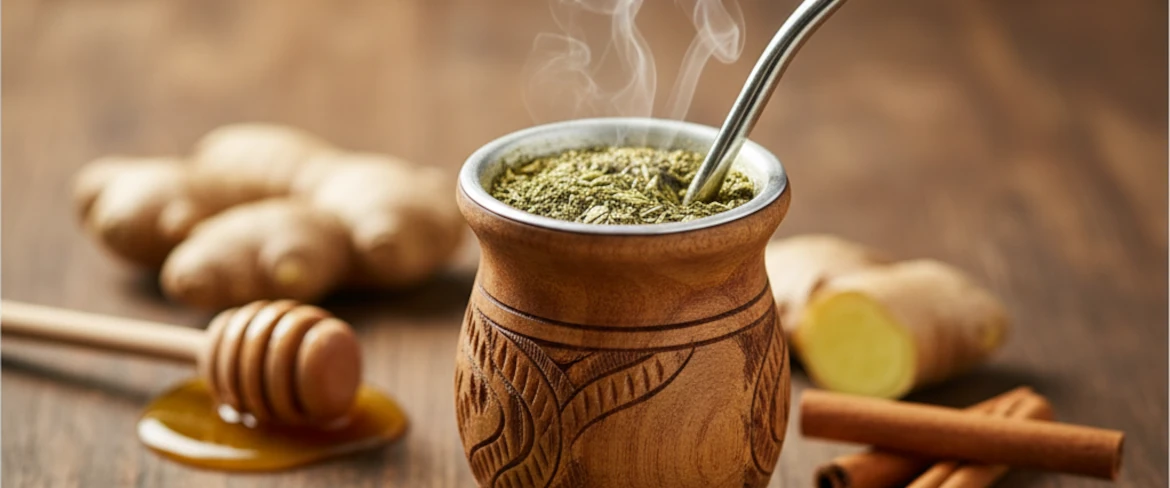 Yerba mate med ingefær