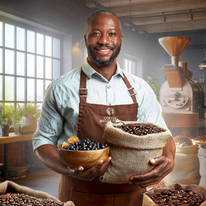 Bro Coffee Roastery - Helbønnekaffe Kenya Nyeri Speciality 400 g