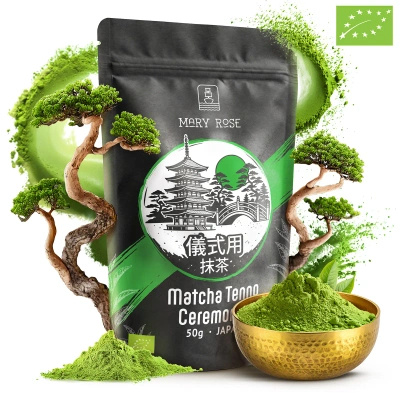 Mary Rose – Japansk Matcha Tenno Grøn Te (BIO) Ceremoniel 50 g