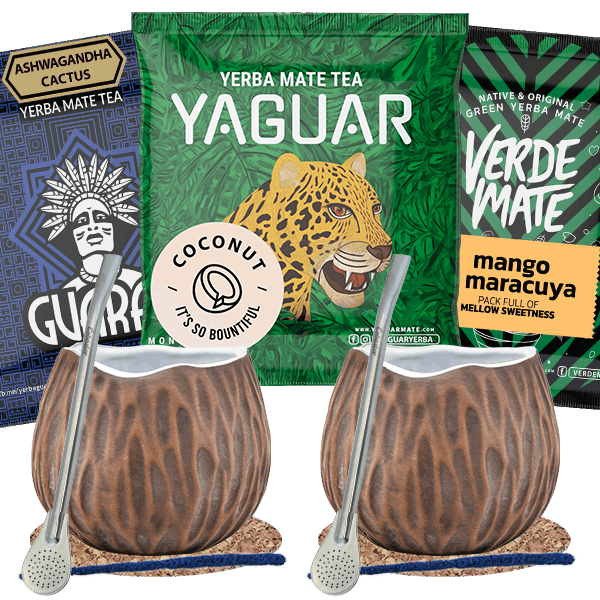 Yerba Mate Sæt til to