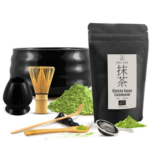 Ceremonielt sæt til brygning af matcha-te: japansk økologisk matcha 30g + tilbehør