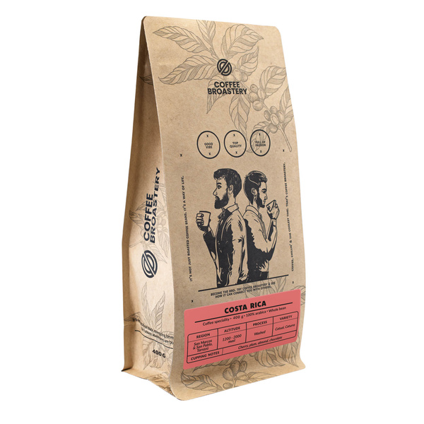 Bro Coffee Roastery - Helbønnekaffe Costa Rica San Rafael Speciality 400g