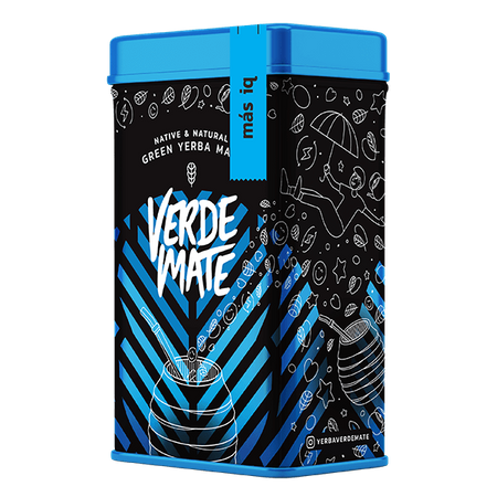 Yerbera – Metaldåse + Verde Mate Green Más IQ 0,5 kg