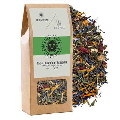 Aromantra x Mary Rose – Halschakra-te Vishuddha (urtete) 50 g