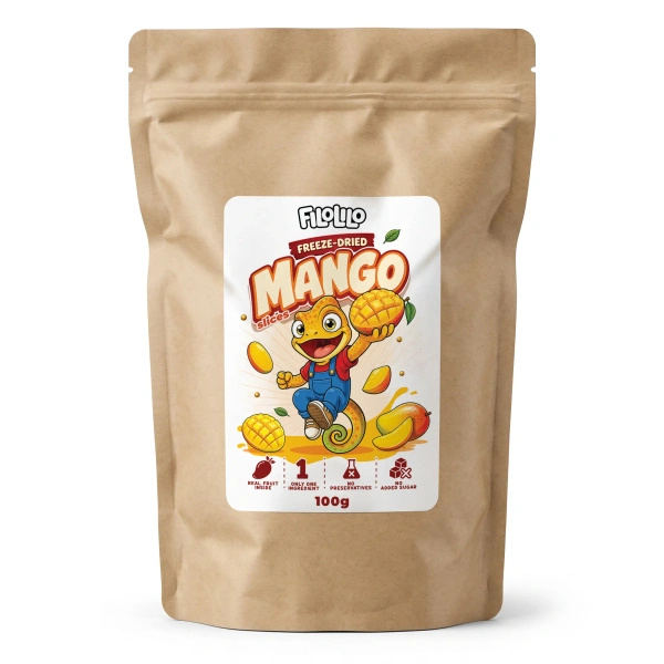 FiloLilo – Frysetørret mango (skiver) 100 g