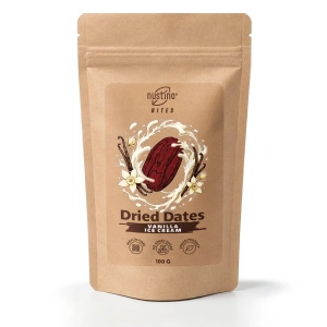 Nustino Bites – Tørrede Dadler – Vanilla Ice Cream 100 g
