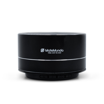 Højttaler med MateMundo-logo
