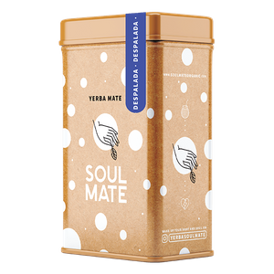 Yerbera – Metaldåse + Soul Mate Orgánica Despalada 0,5 kg