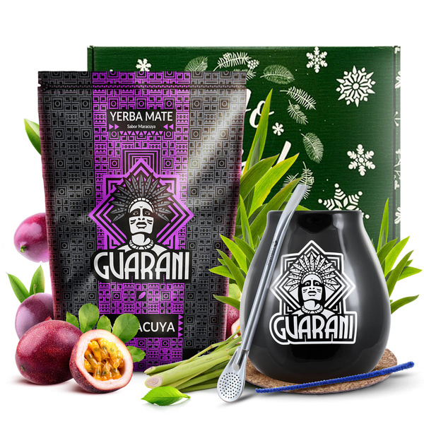 Gavesæt Yerba Mate Guarani Maracuya 0,5kg