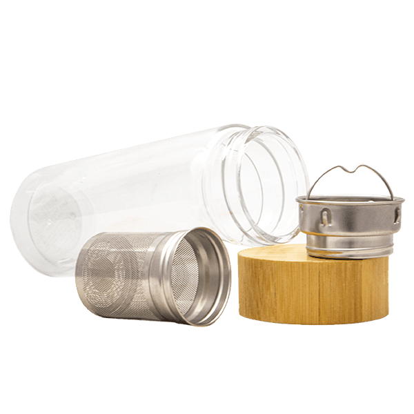 Mate to Go - glastermokande med infuser - 300 ml
