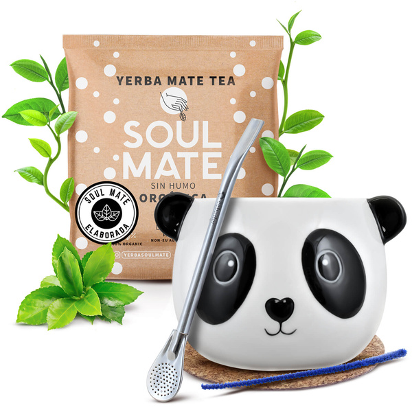 Yerba Mate sæt 50g Kalabas + Bombilla