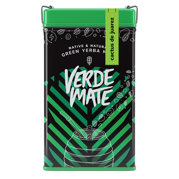 Yerbera – Metaldåse + Verde Mate Green Cactus de Juarez 0,5 kg