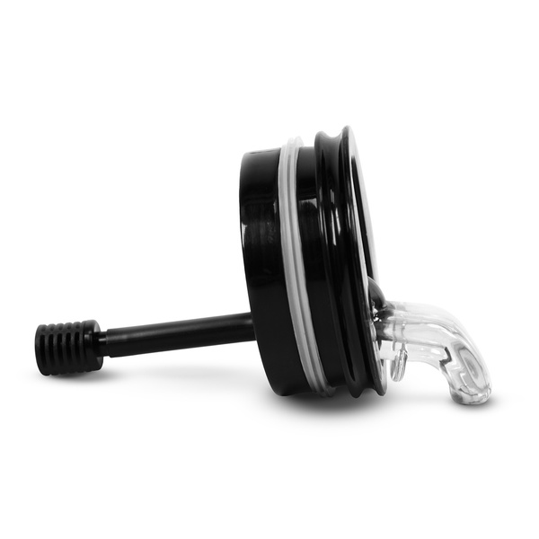 Yerbomos XL ALL IN ONE - 750ml - Mate-kop, termokande og bombilla i én (sort)