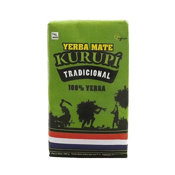 Yerba Mate Elaborada-sæt: El Fuego 1kg + Kurupi 500g