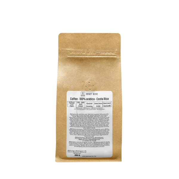 Mary Rose - hel bønnekaffe Costa Rica San Rafael specialitet 200g