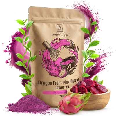 Mary Rose – Pink Matcha Alternative – Dragon fruit (pulver) 100 g