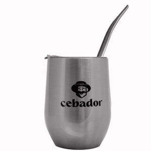 TermoLid - beholder i rustfrit stål med låg - Cebador (sølv) - 350 ml