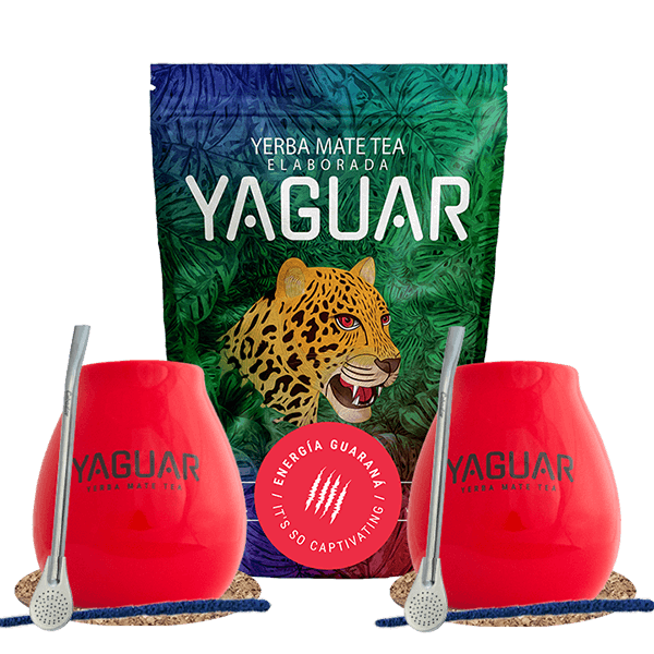 Yerba Mate-sæt Yaguar Energia 500g