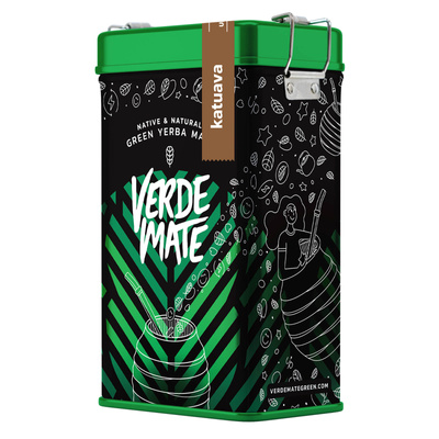 Yerbera – Metaldåse + Verde Mate Green Katuava 0,5 kg