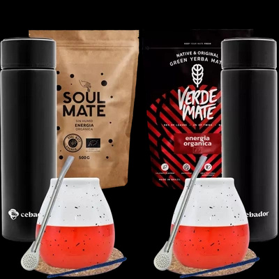 Yerba Mate Sæt til to + Termokande