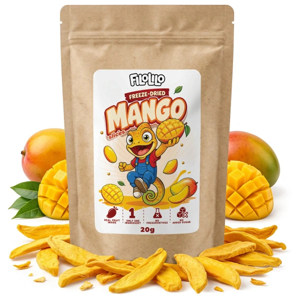 FiloLilo – Frysetørret mango (skiver) 20 g