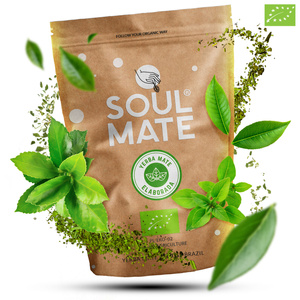 Yerba Mate Sæt Soul Mate Elaborada 500g 0,5kg Yerbomos + Kalabas + Bombilla