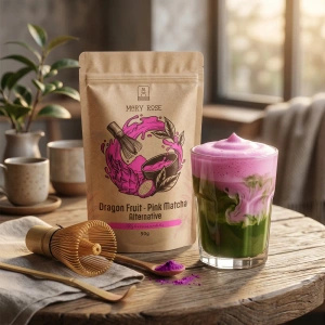 Mary Rose – Pink Matcha Alternative – Dragon fruit (pulver) 50 g