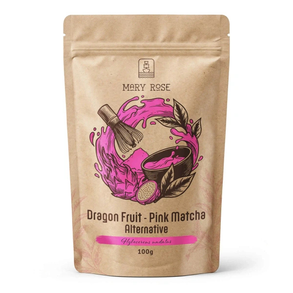 Mary Rose – Pink Matcha Alternative – Dragon fruit (pulver) 100 g