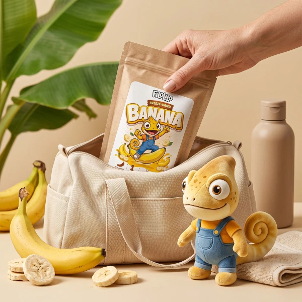 FiloLilo – Frysetørrede bananer (skiver) 20 g