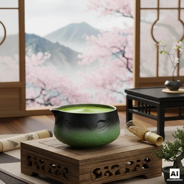 Sæt til brygning af matcha-te