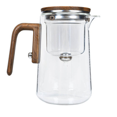 Glastepotte med magnetisk si 800 ml