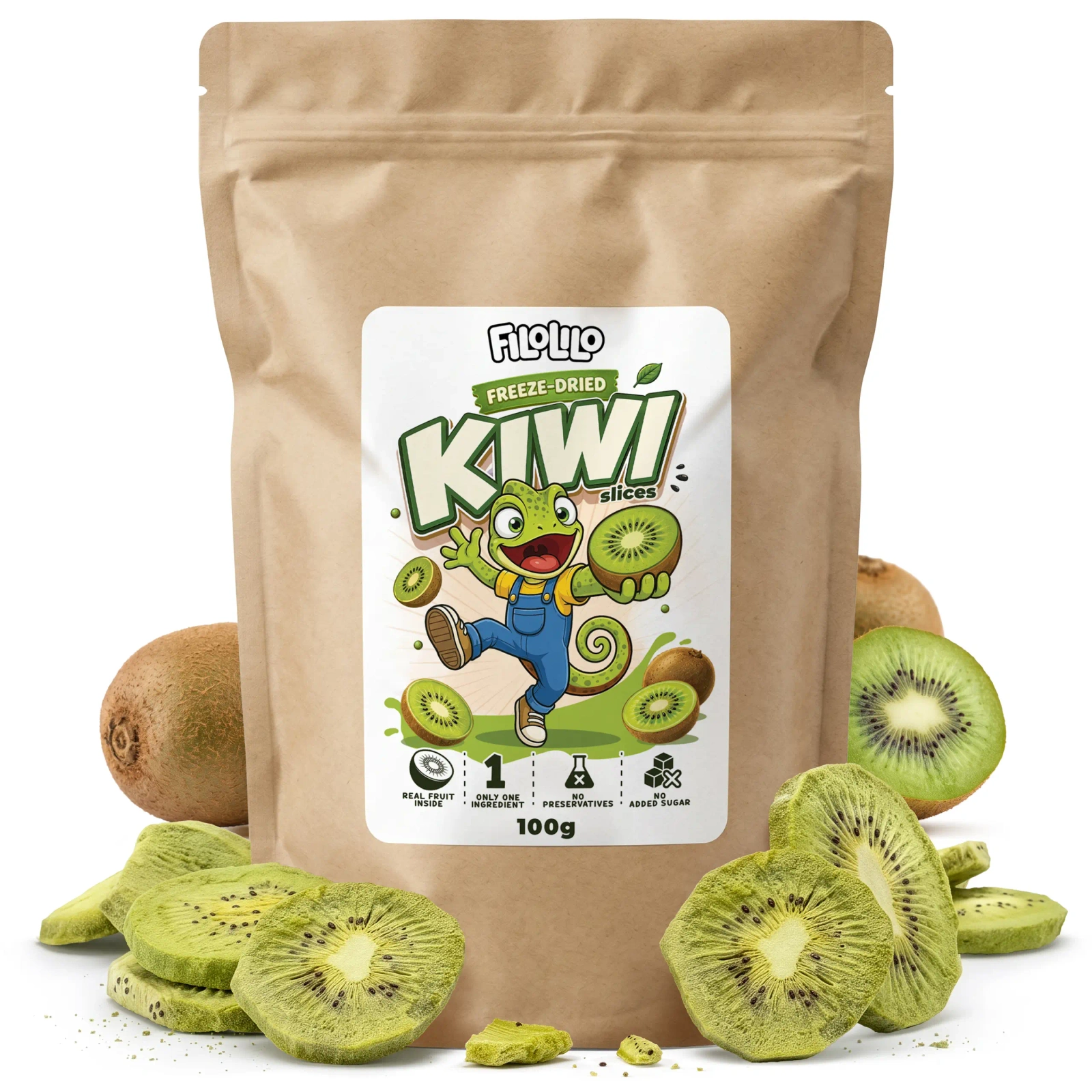 FiloLilo frysetørret kiwi