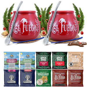 Yerba Mate Sæt TIL TO Kalabas Bombilla