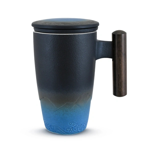 Keramikkop med låg og infuser Mystea 300 ml