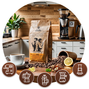 Bro Coffee Roastery - Helbønnekaffe India Karnataka Premium 1kg