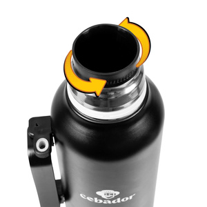 YerbaGo – Termokande med kalabas og bombilla 1,3 L – sort