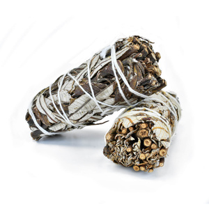 Hvid Salvie med Yerba Santa – Røgelse 20-30g (bundt)