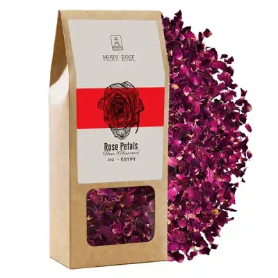 Mary Rose - Rød Rose 20g - rosenblomst (kronblade)
