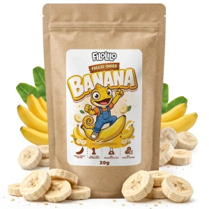 FiloLilo – Frysetørrede bananer (skiver) 20 g