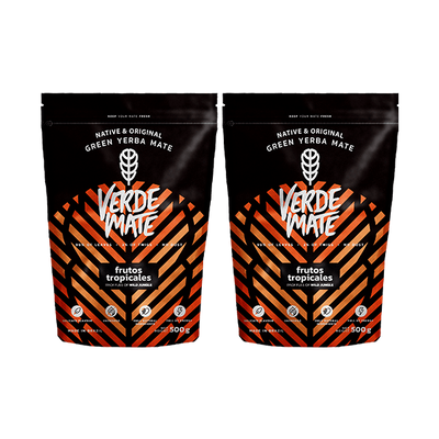 Yerba Verde Mate Green Frutos Tropisk Frugt 1 kg