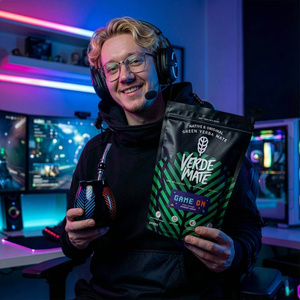 Yerba Mate Sæt Verde Mate Game On 400g 0,4kg Kalabas + Bombilla